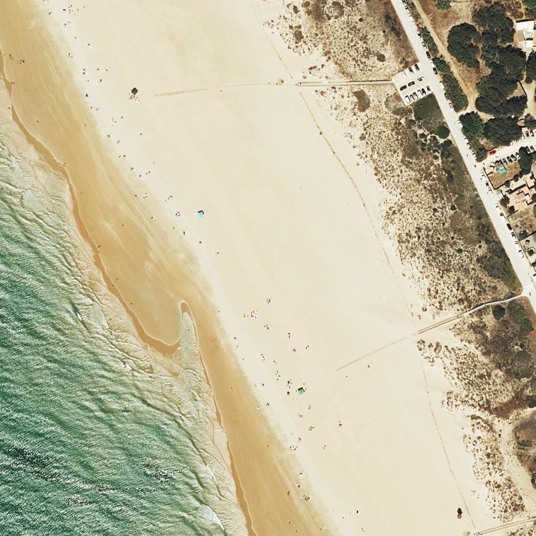Aerial map of Playa del Palmar