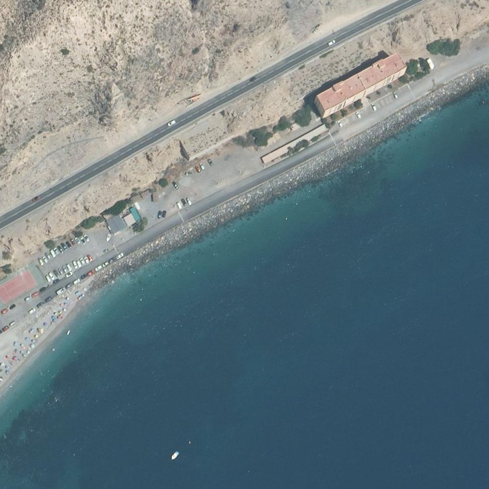 Aerial map of Playa del Palmer