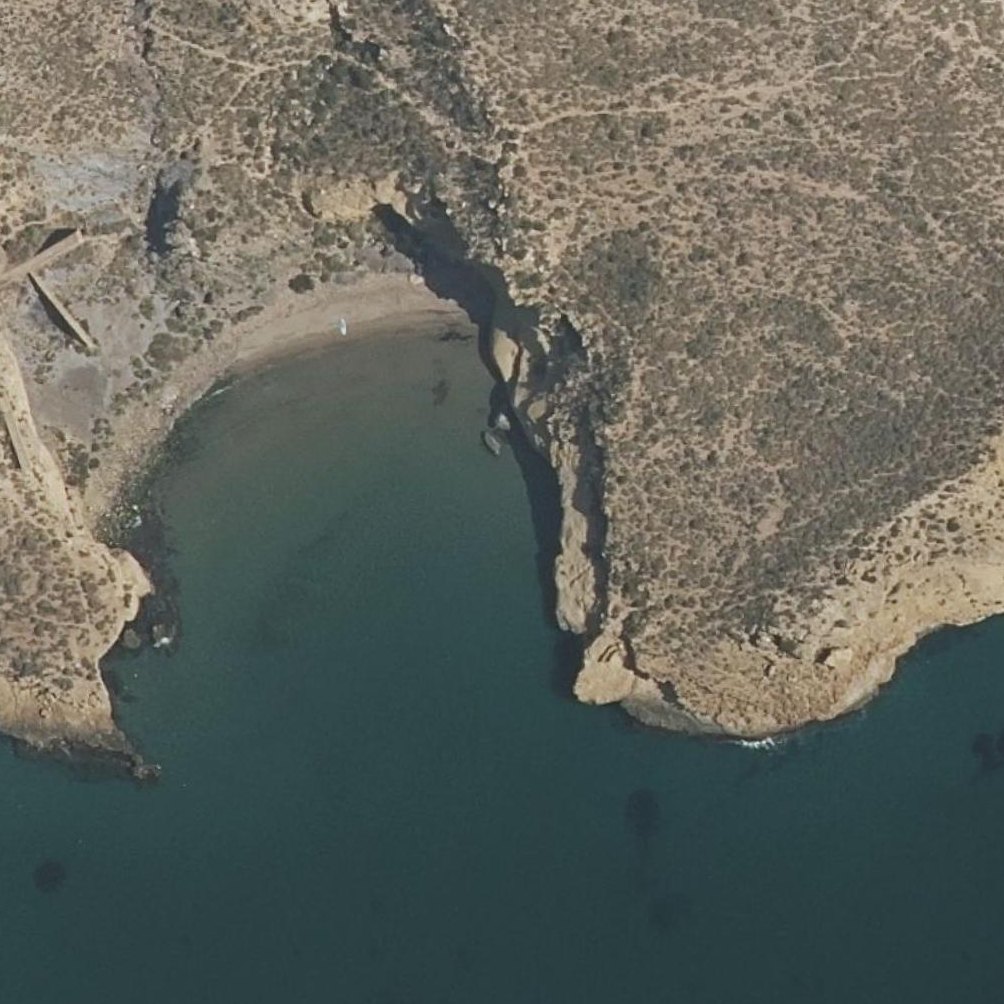 Aerial map of Playa del Palomarico