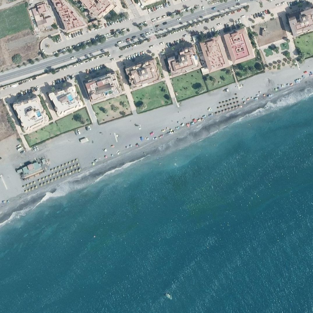 Aerial map of Playa del Peñoncillo