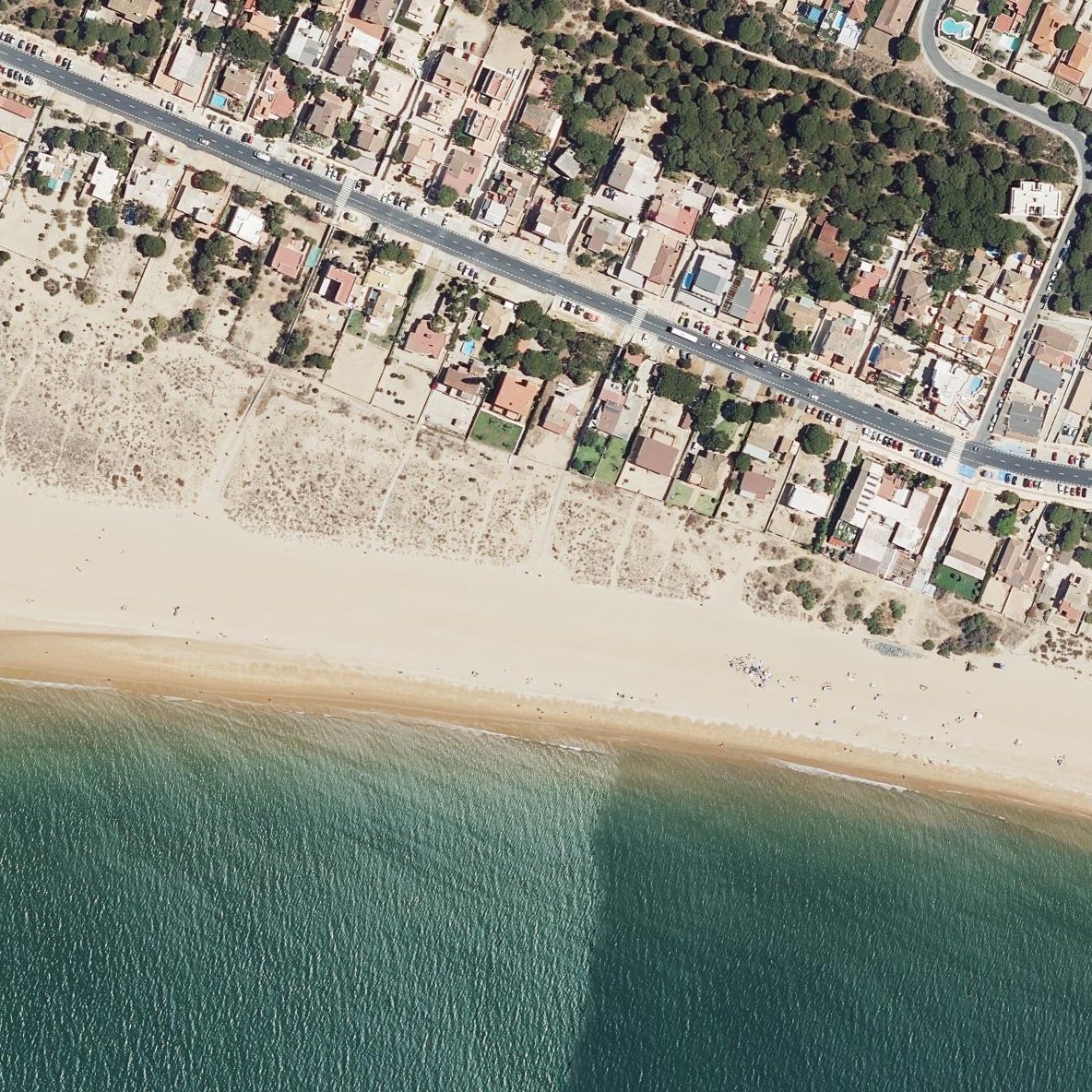 Aerial map of Playa del Picacho