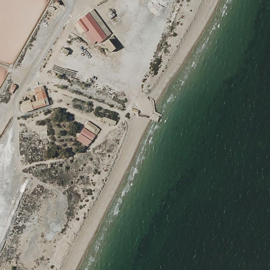 Aerial map of Playa del Pinet