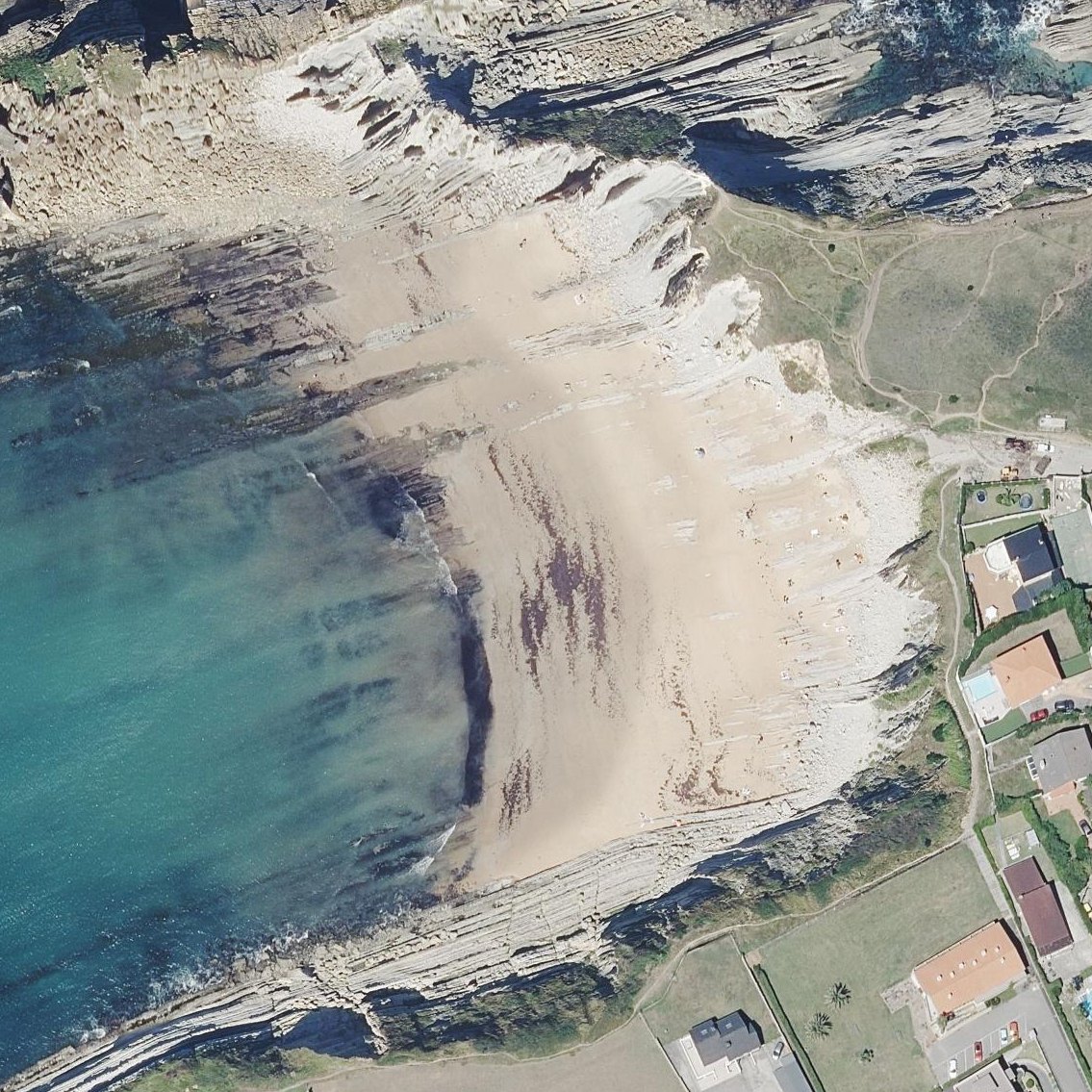 Aerial map of Playa Del Portio