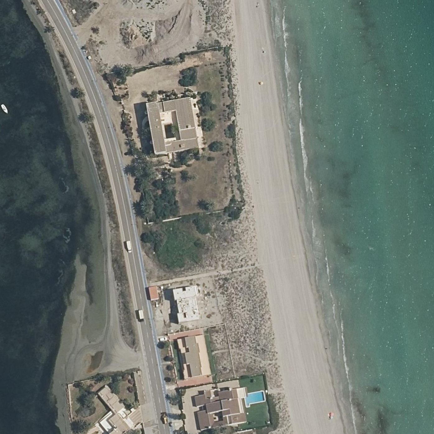 Aerial map of Playa del Pudrimel (sur)