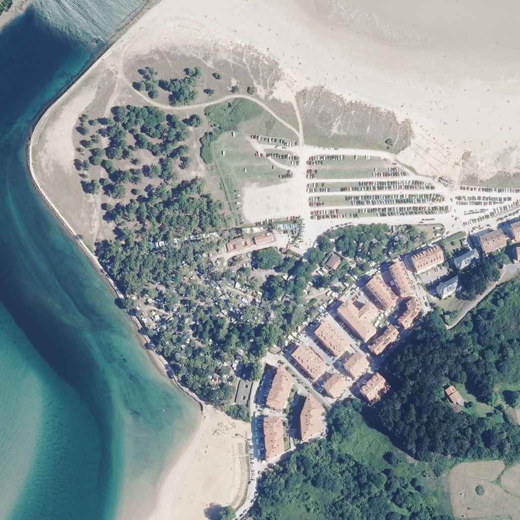 Aerial map of Playa del Puntal