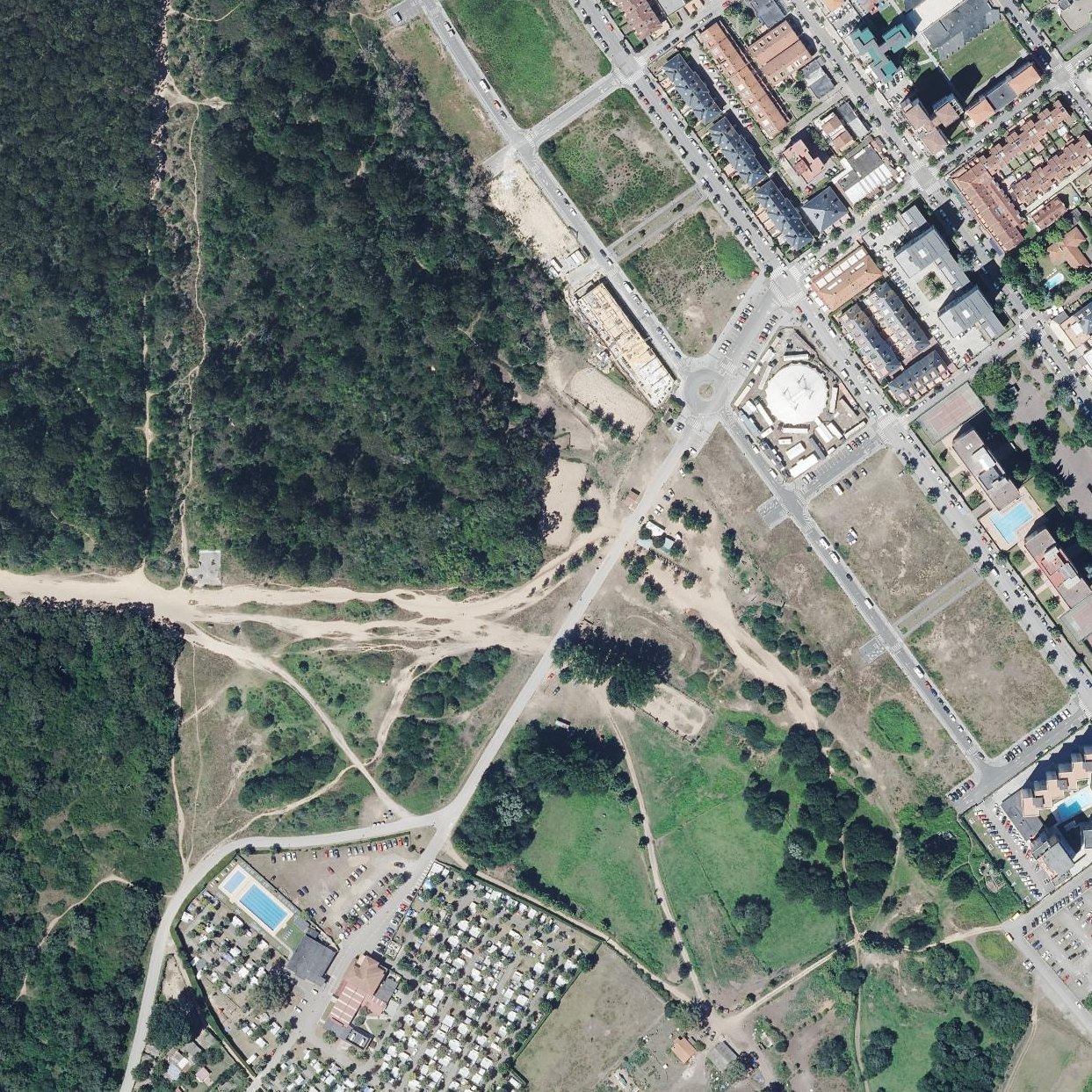 Aerial map of Playa del Regatón