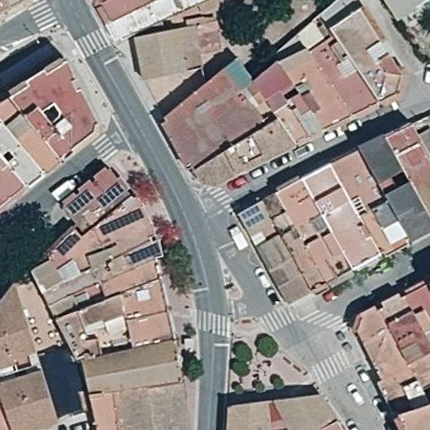 Aerial map of Playa Del Rey, Mareny De Barraquetes (Valencia)