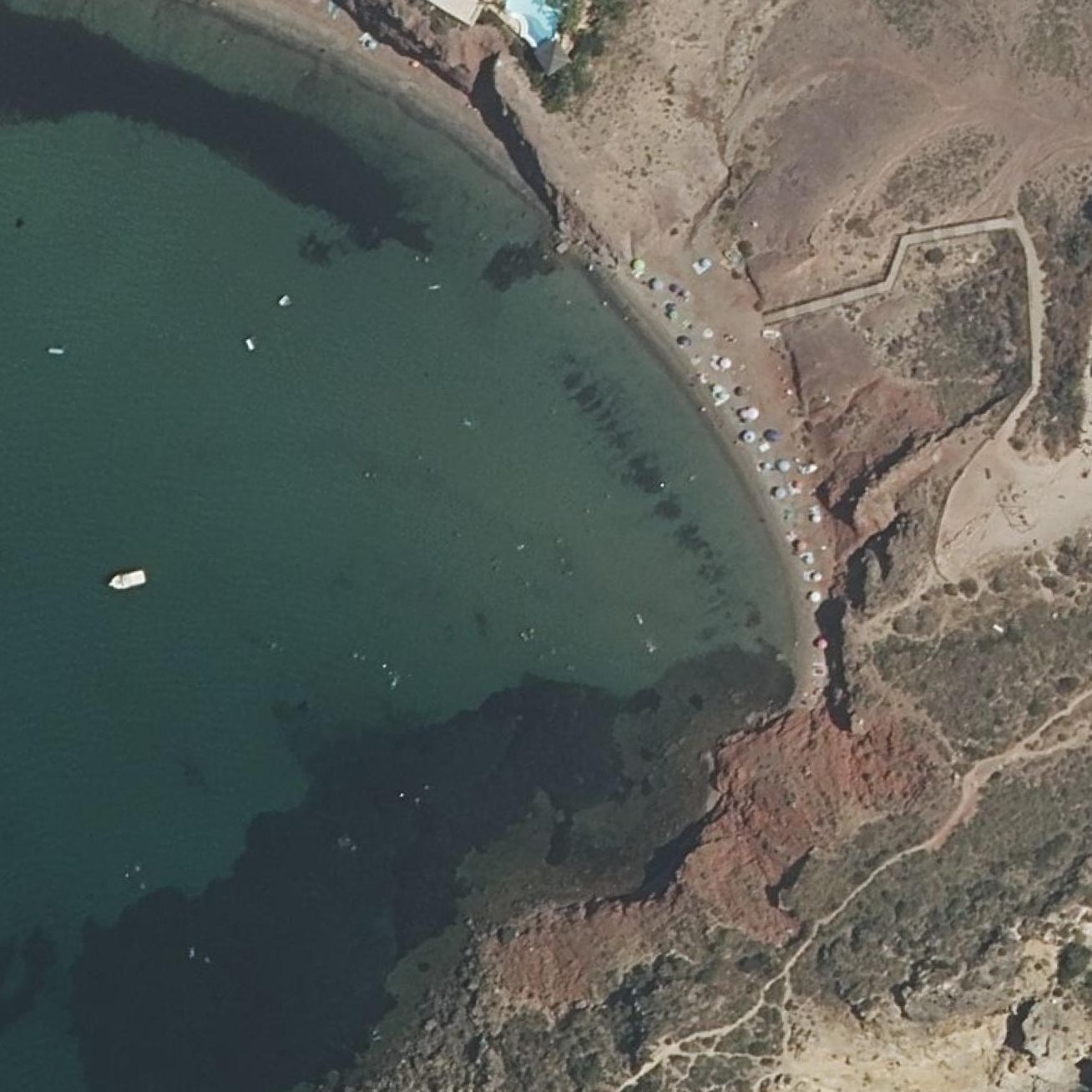 Aerial map of Playa del Rincón