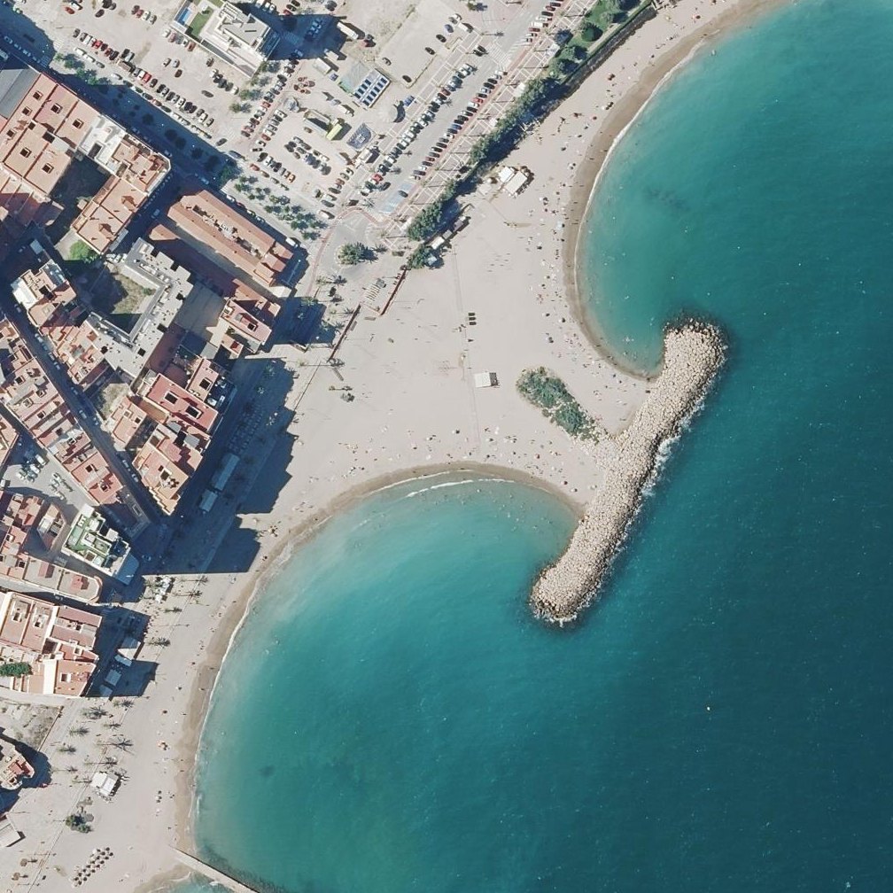 Aerial map of Playa del Rio