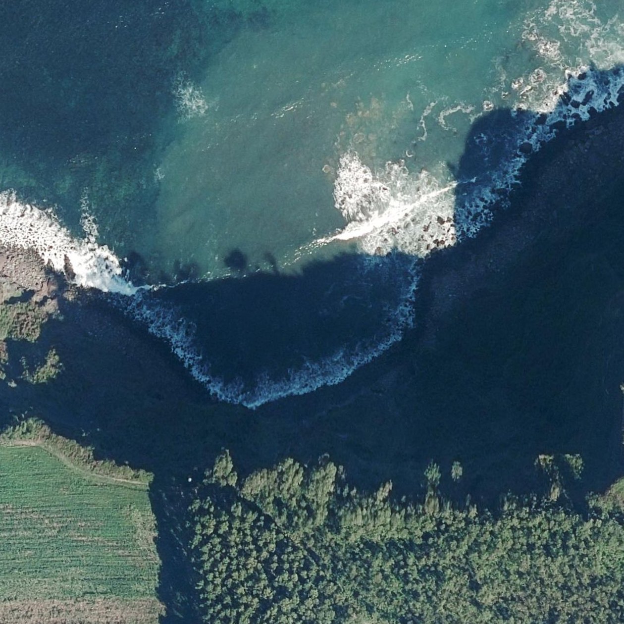 Aerial map of Playa del Sable
