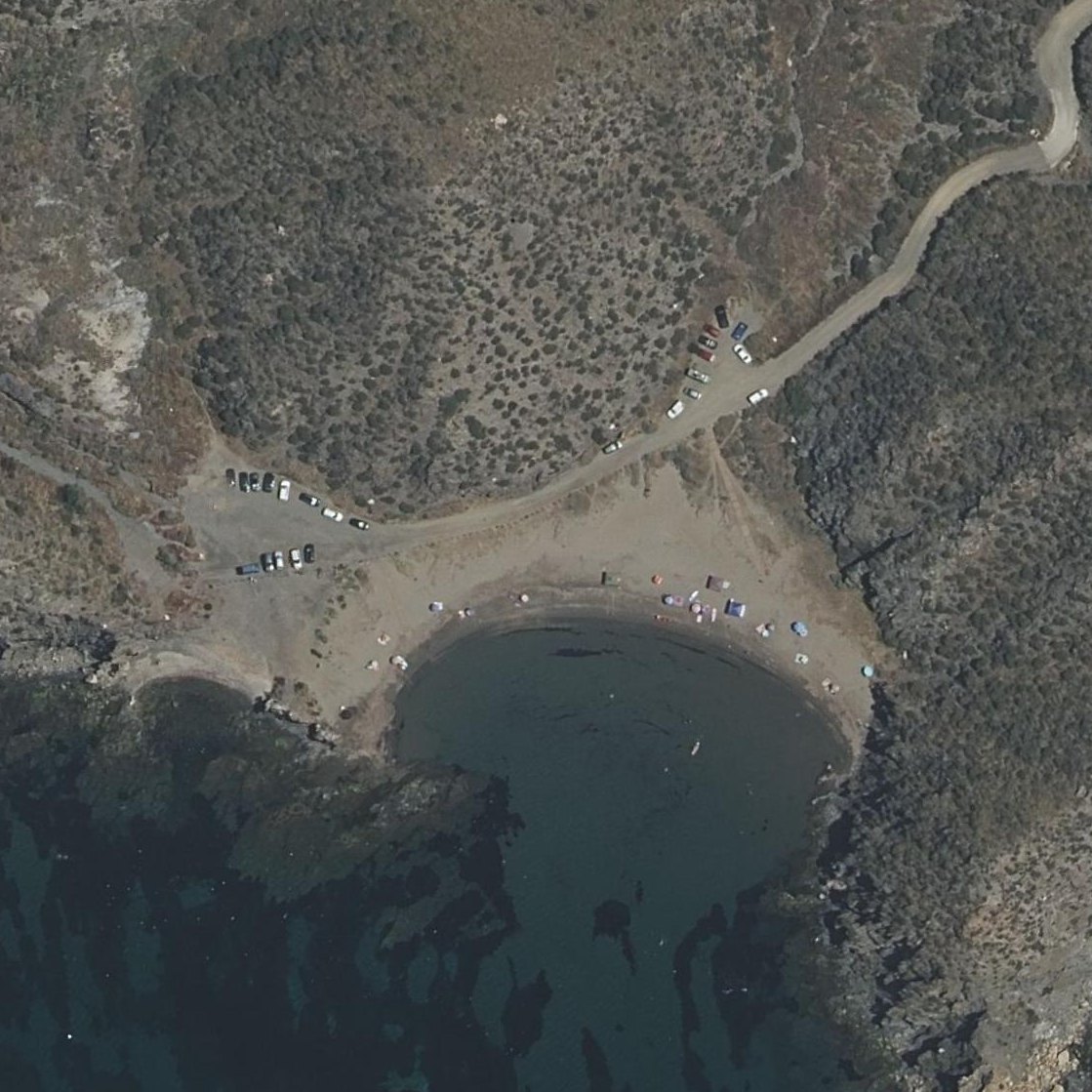 Aerial map of Playa del Siscal