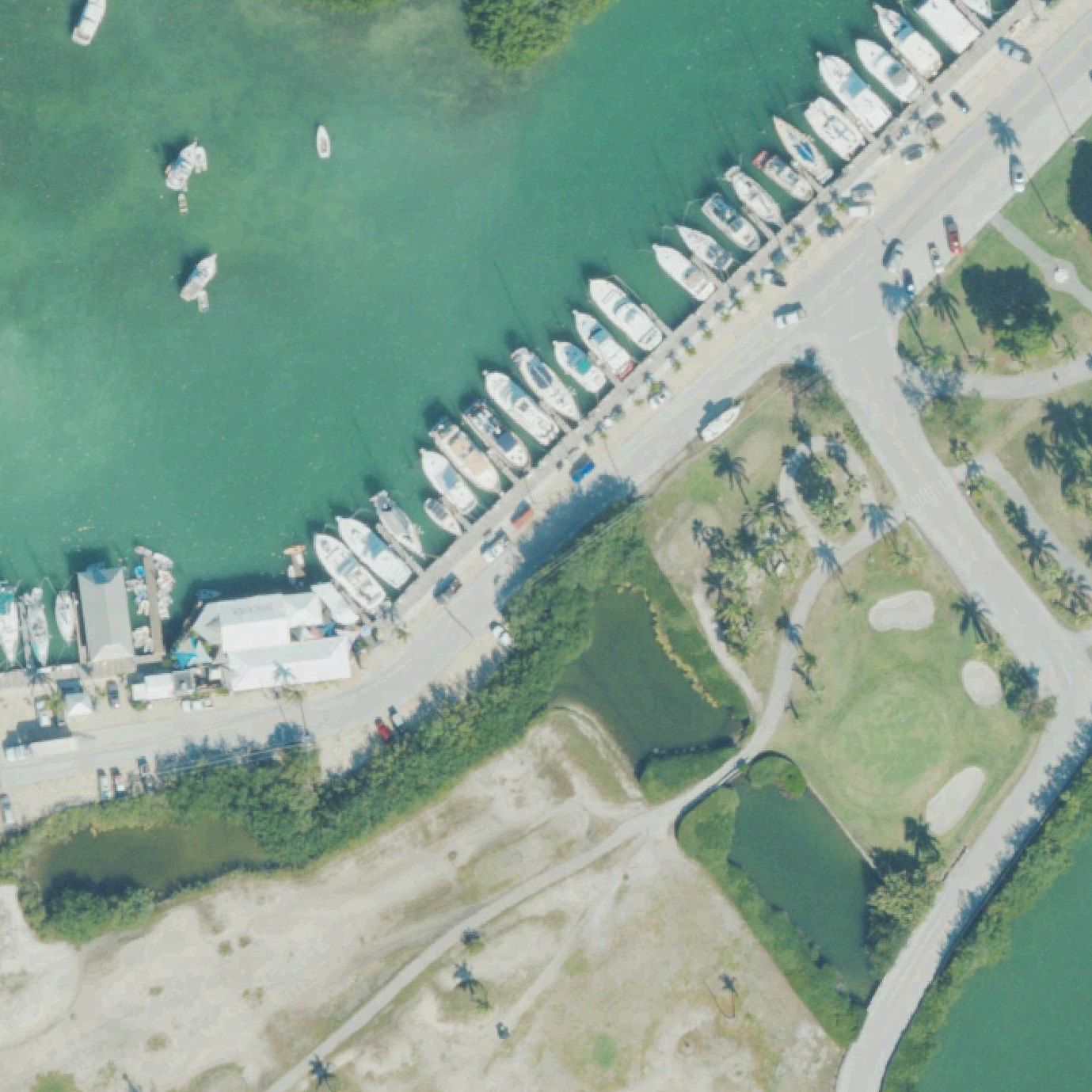 Aerial map of Playa Del Sombrero