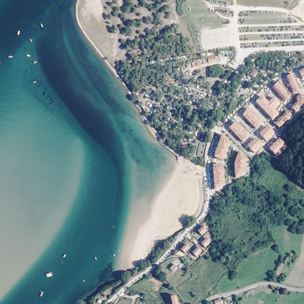 Aerial map of Playa del Tostadero