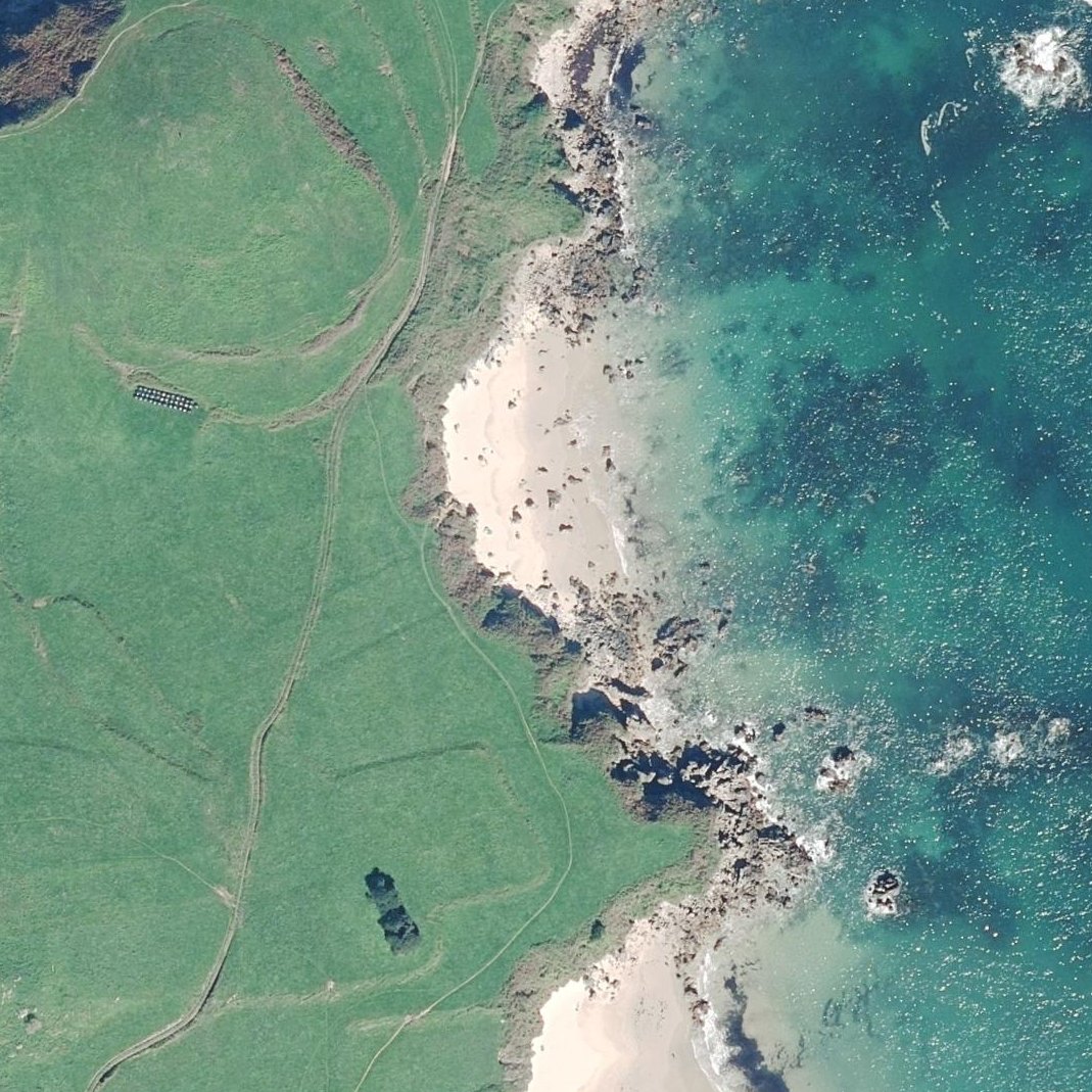 Aerial map of Playa del Valle