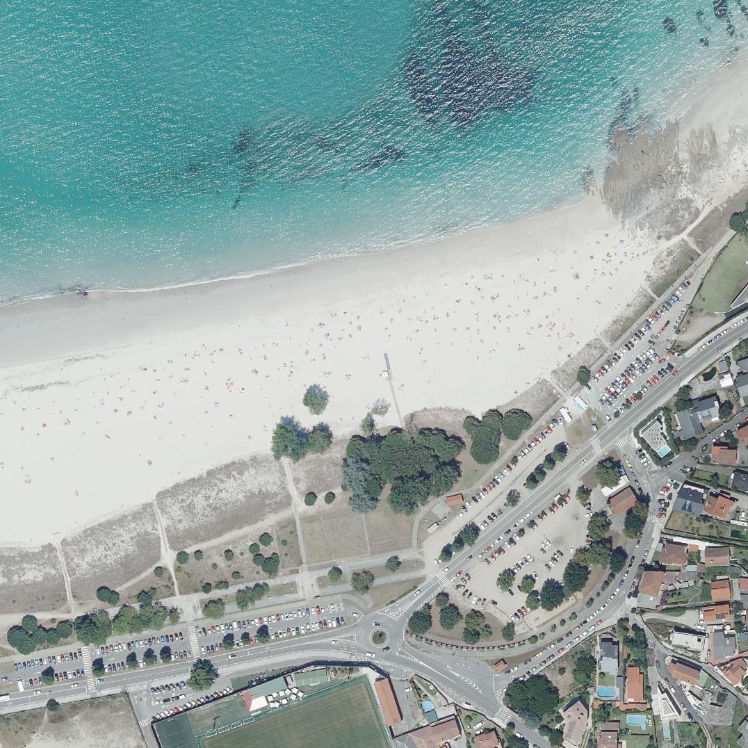 Aerial map of Playa del Vao