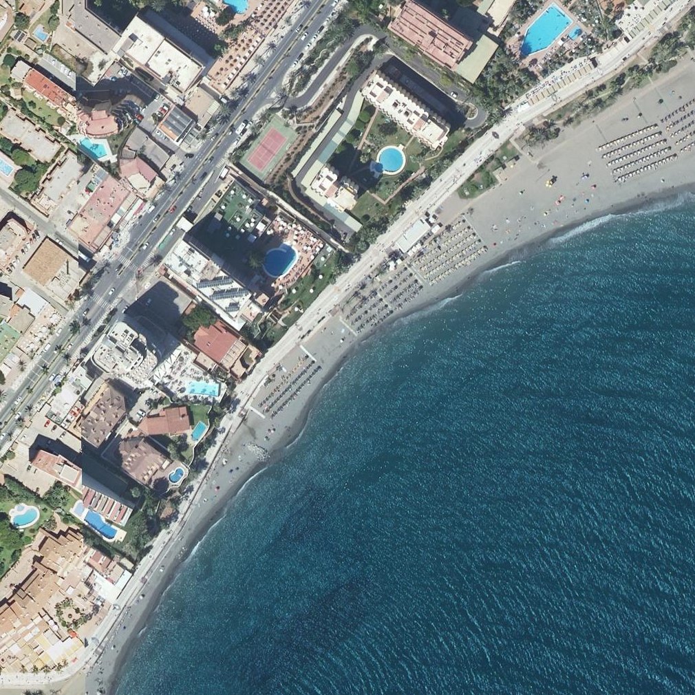 Aerial map of Playa Detorrebermeja