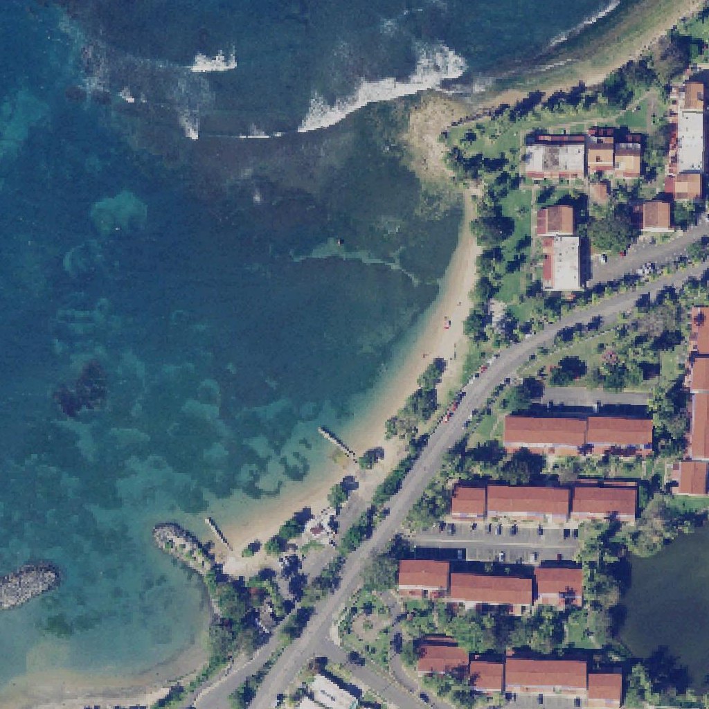 Aerial map of Playa Dorado Del Mar Beach