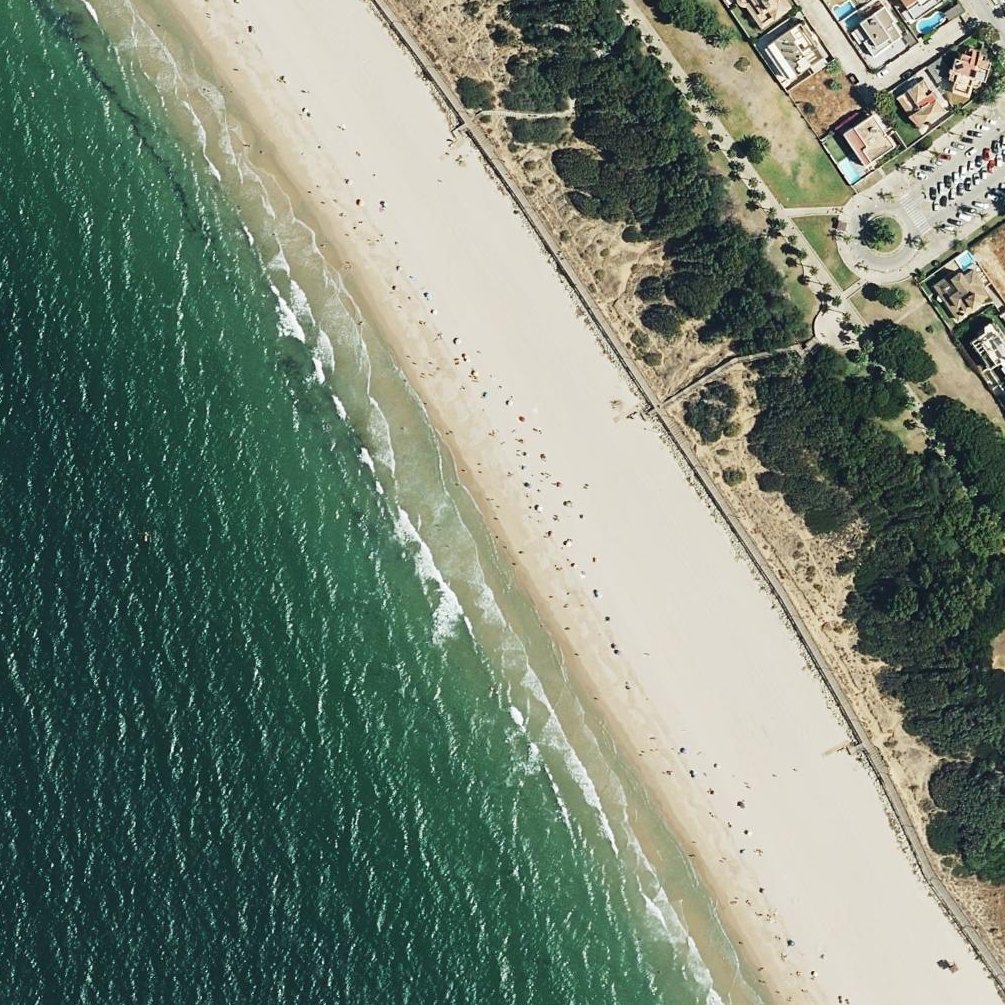 Aerial map of Playa El Ancla