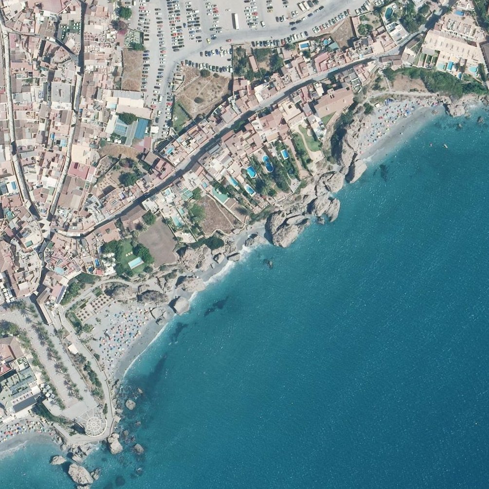 Aerial map of Playa El Chorrillo