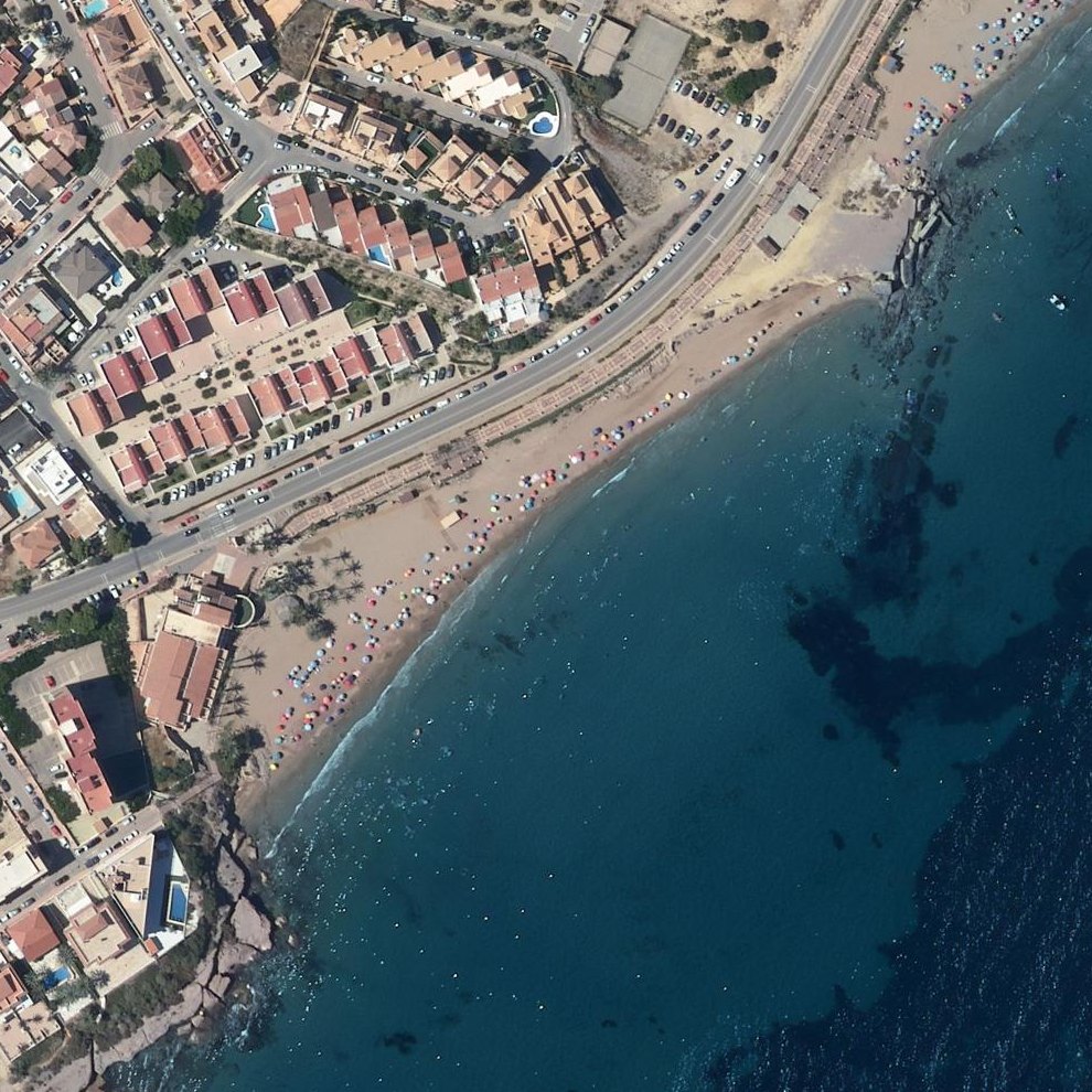 Aerial map of Playa el Cipotón