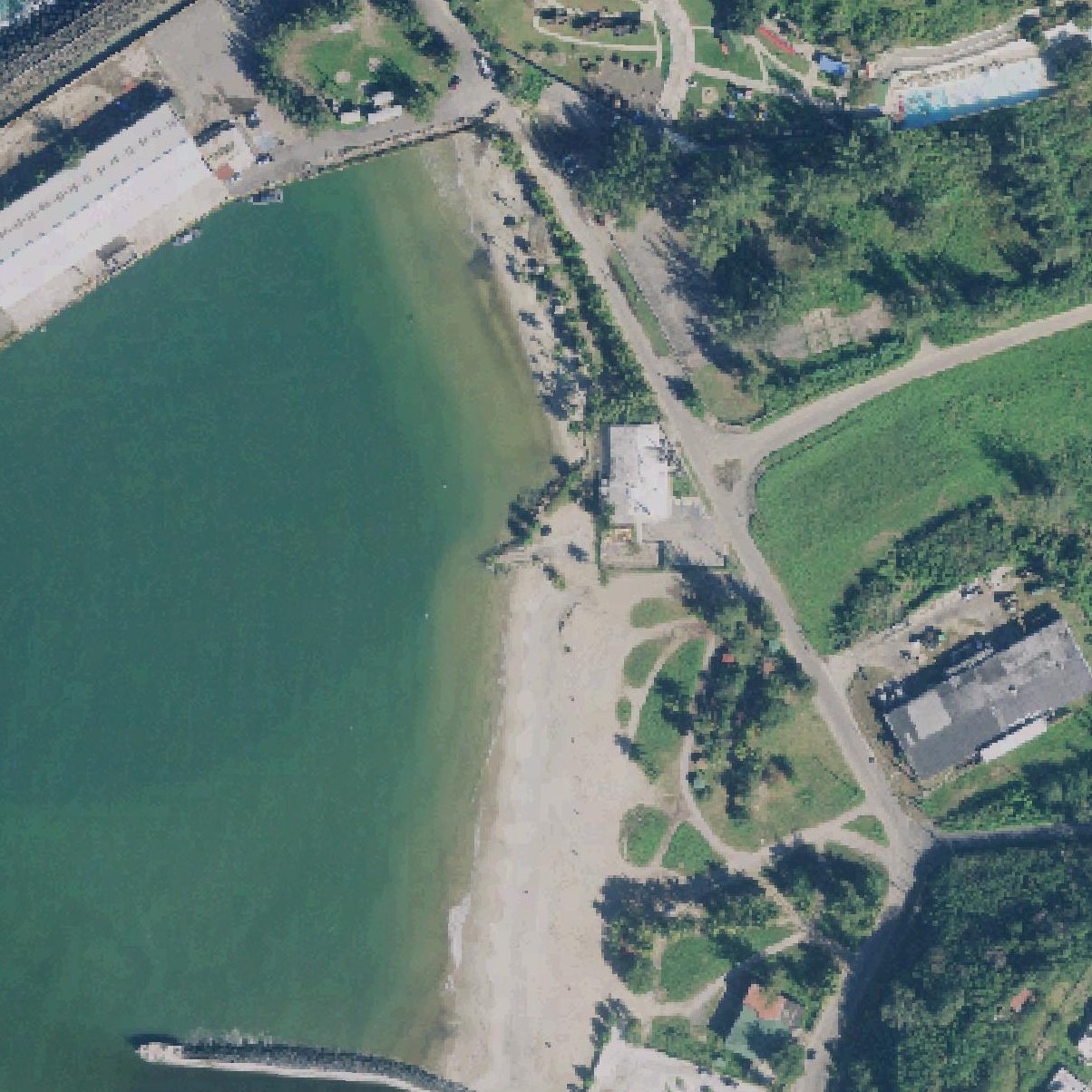 Aerial map of Playa El Muelle