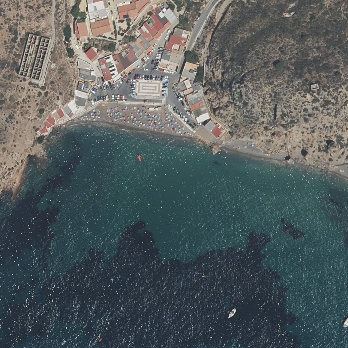 Aerial map of Playa el Portús