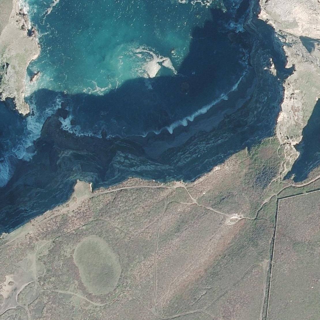 Aerial map of Playa El Sabín