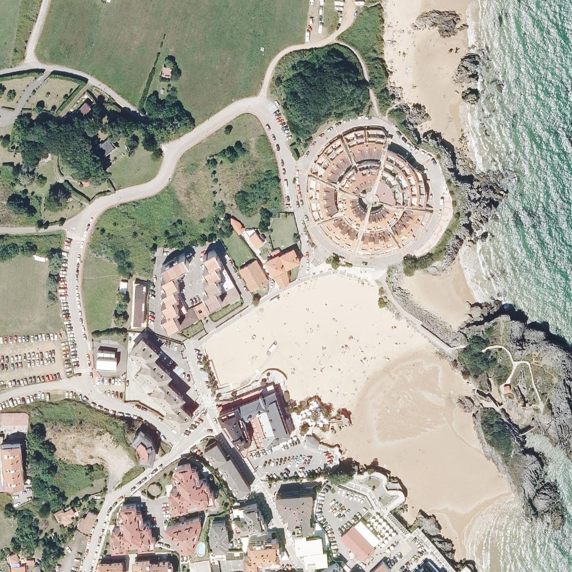Aerial map of Playa El Sable