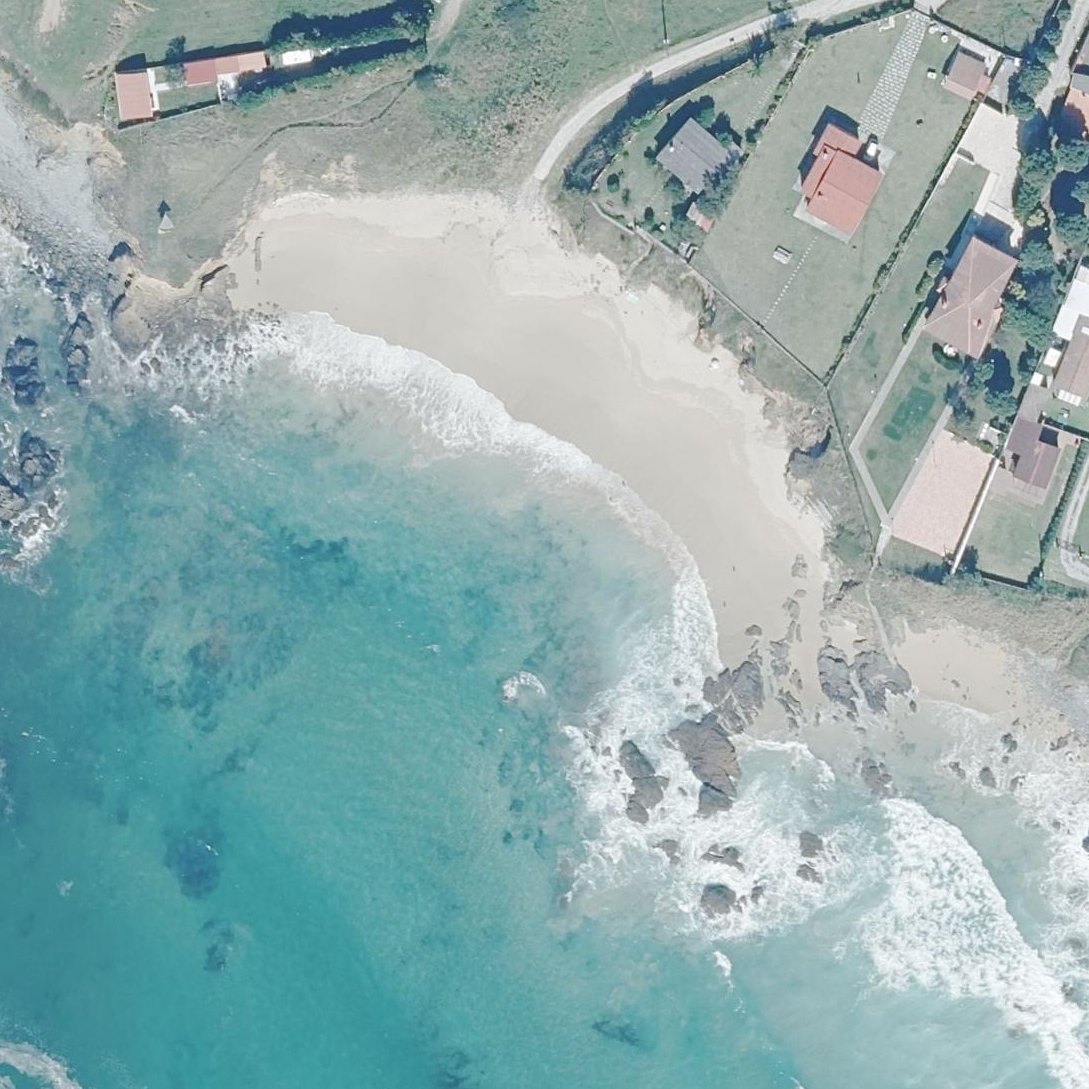 Aerial map of Playa El Vilar