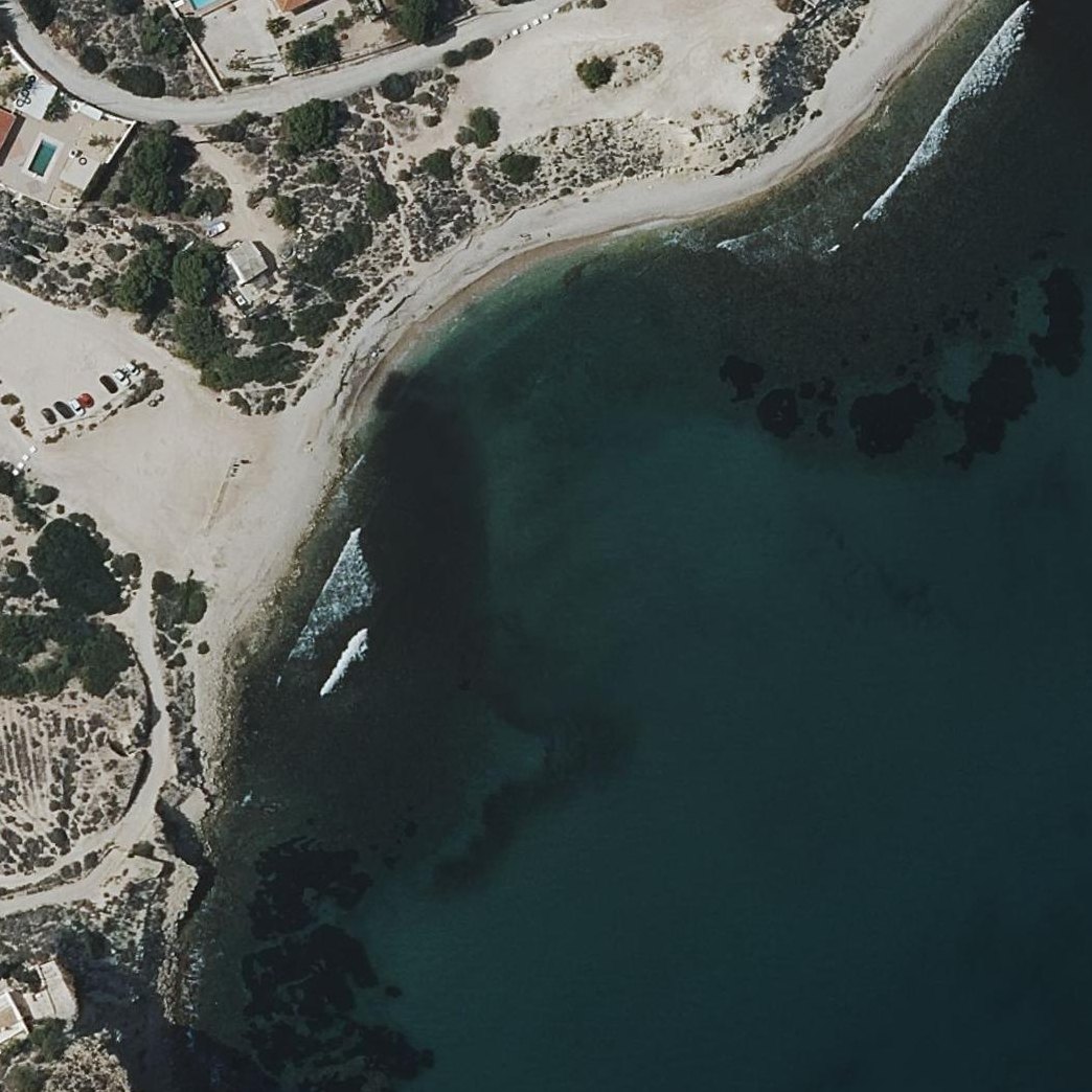 Aerial map of Playa El Xarco - Villajoyosa