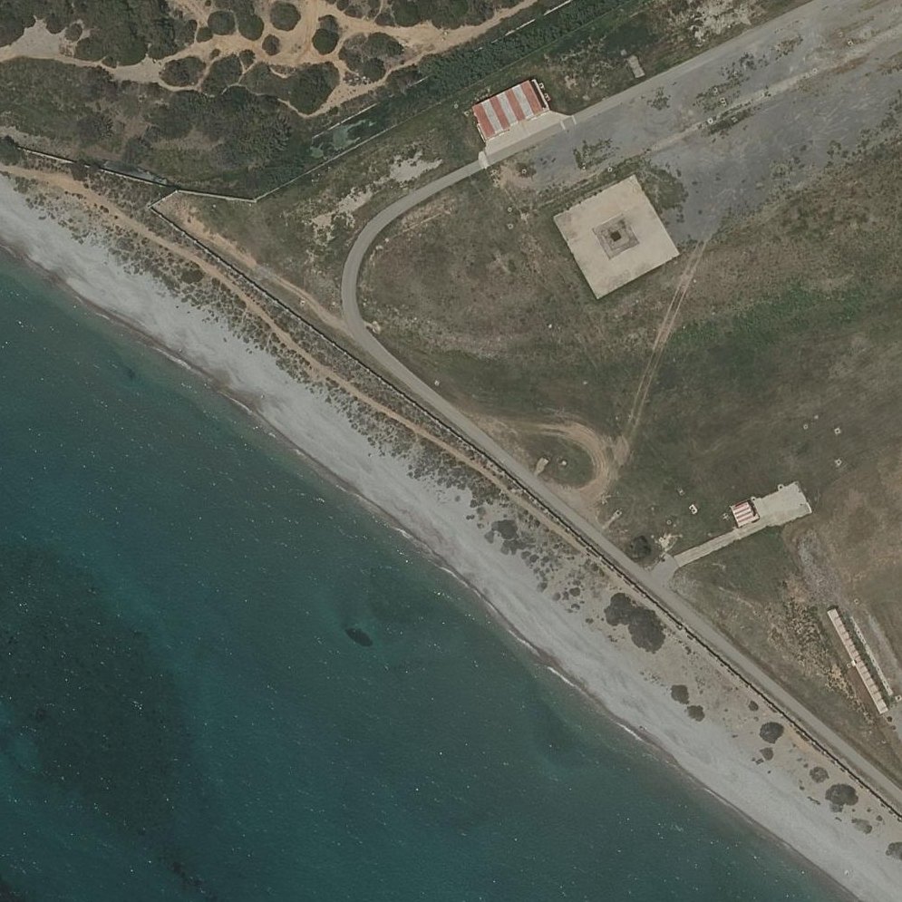 Aerial map of Playa Godola