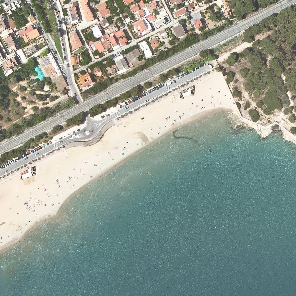 Aerial map of Playa Gorda