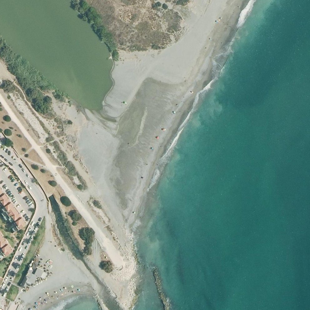 Aerial map of Playa Guadalhorce