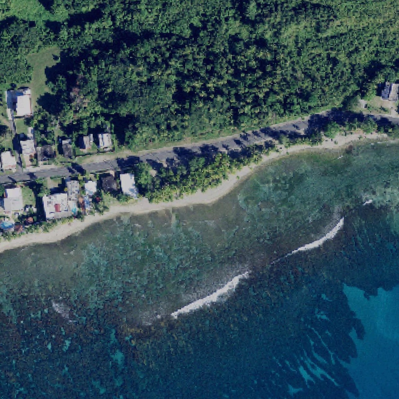 Aerial map of Playa Guardaraya