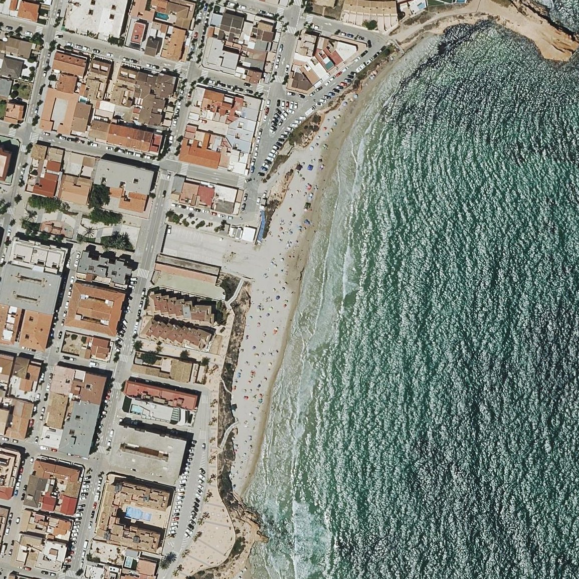 Aerial map of Playa Jesuitas