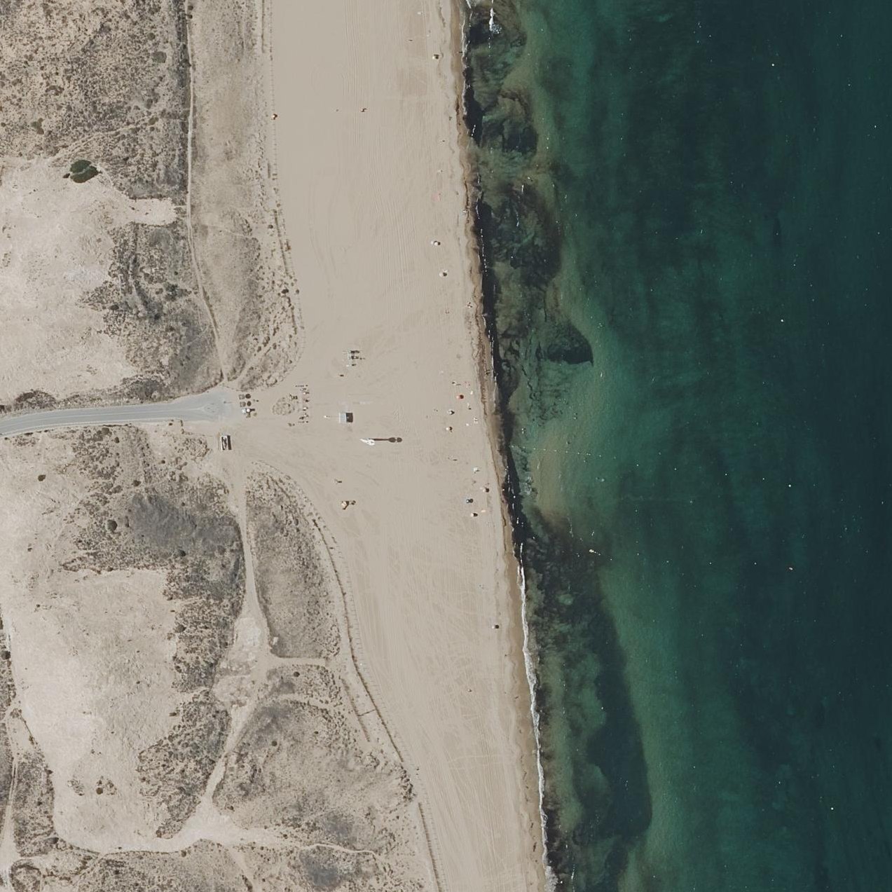 Aerial map of Playa L'Altet-Elx