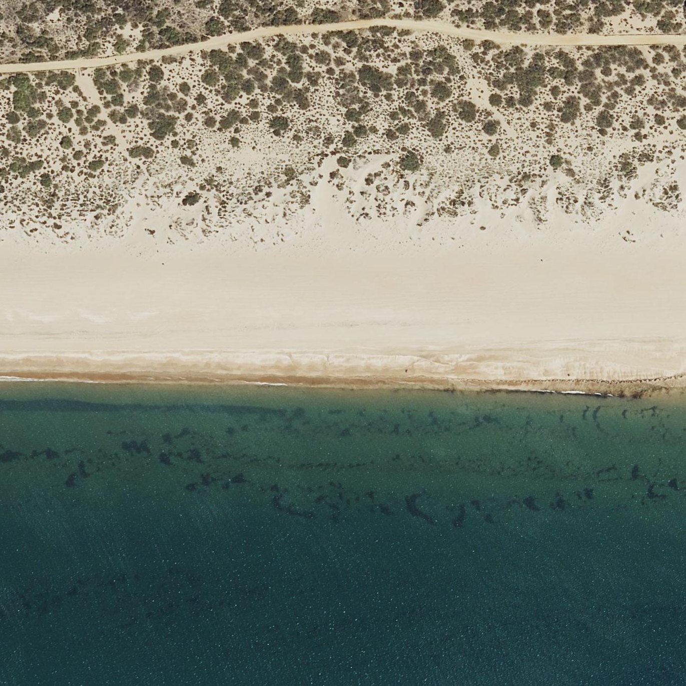 Aerial map of Playa La Antilla