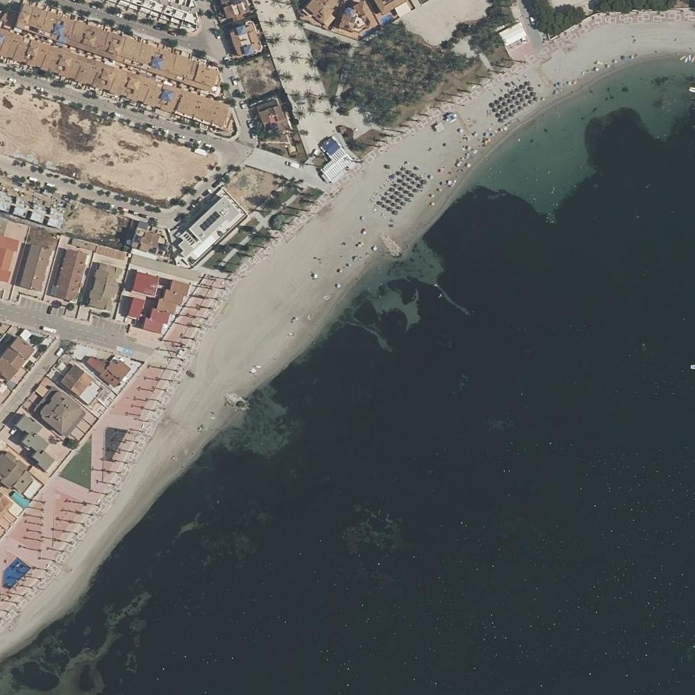 Aerial map of Playa la Atascadera