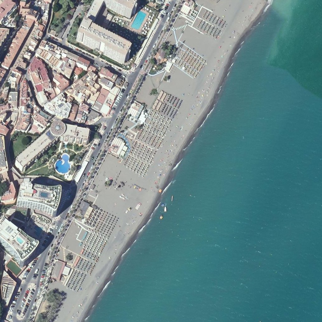 Aerial map of Playa La Caracola