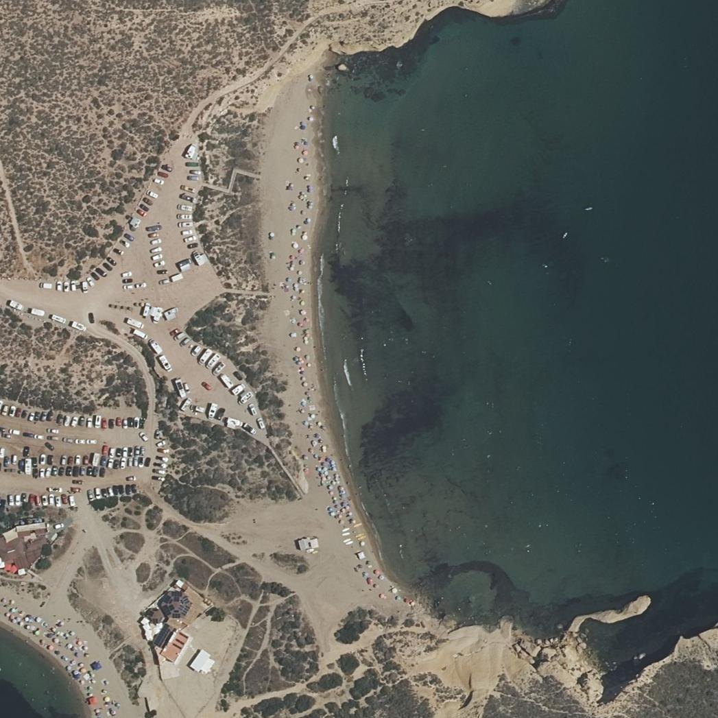 Aerial map of Playa La Carolina