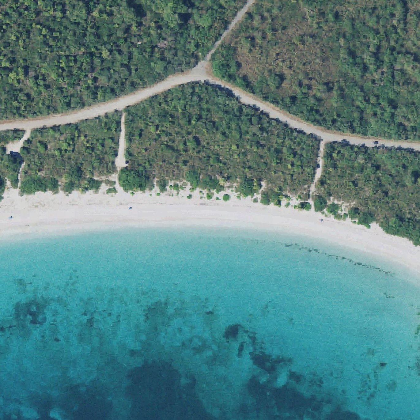 Aerial map of Playa La Chiva