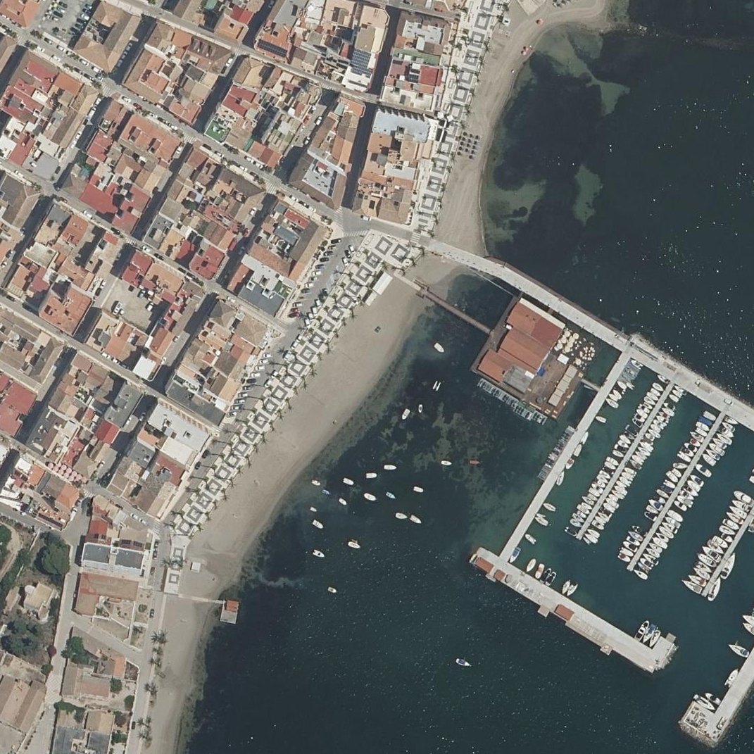 Aerial map of Playa La Concha