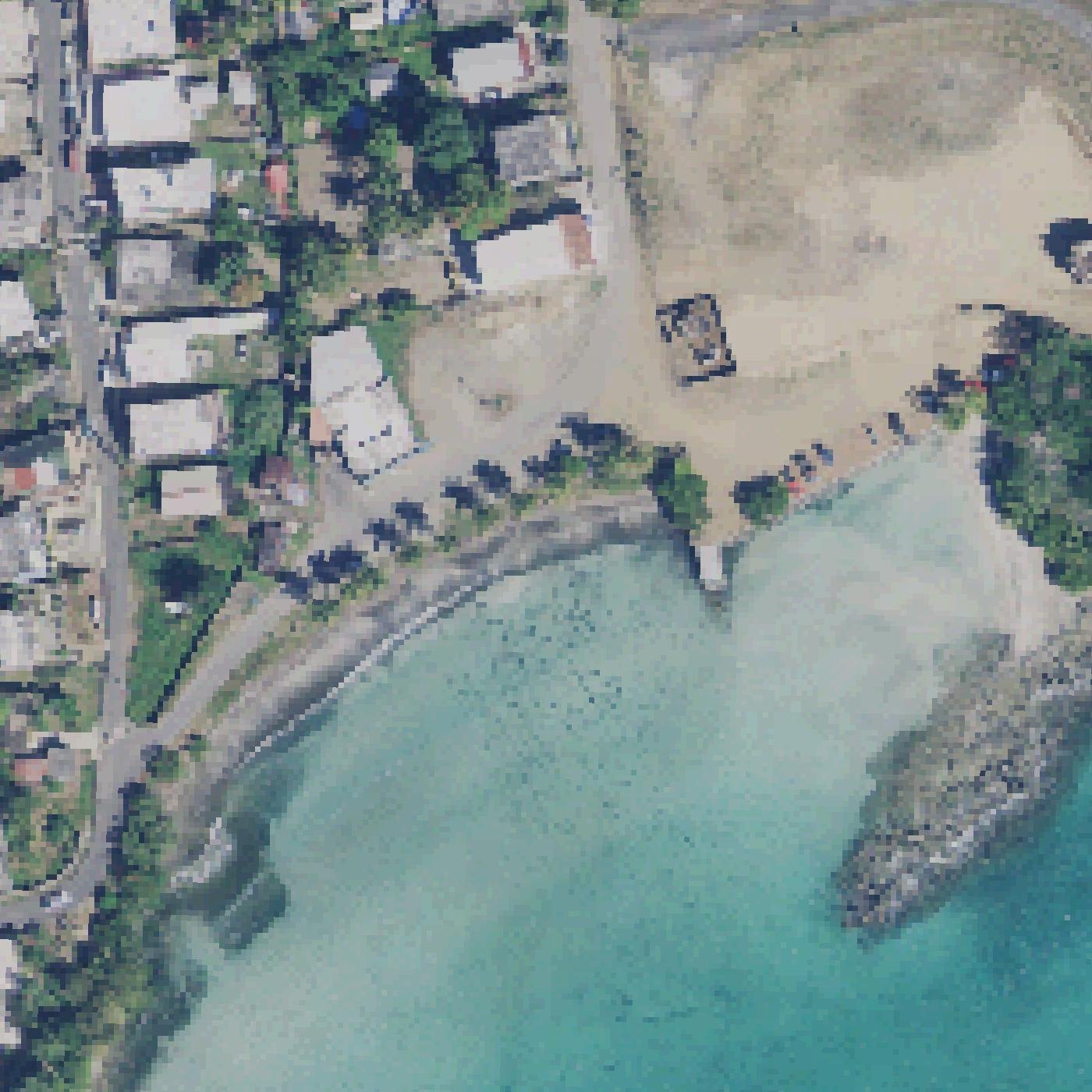 Aerial map of Playa La Fanduca