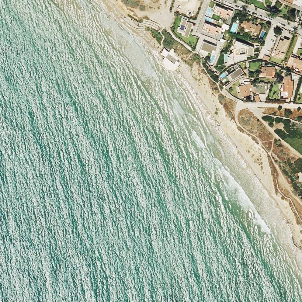 Aerial map of Playa La Fontanilla