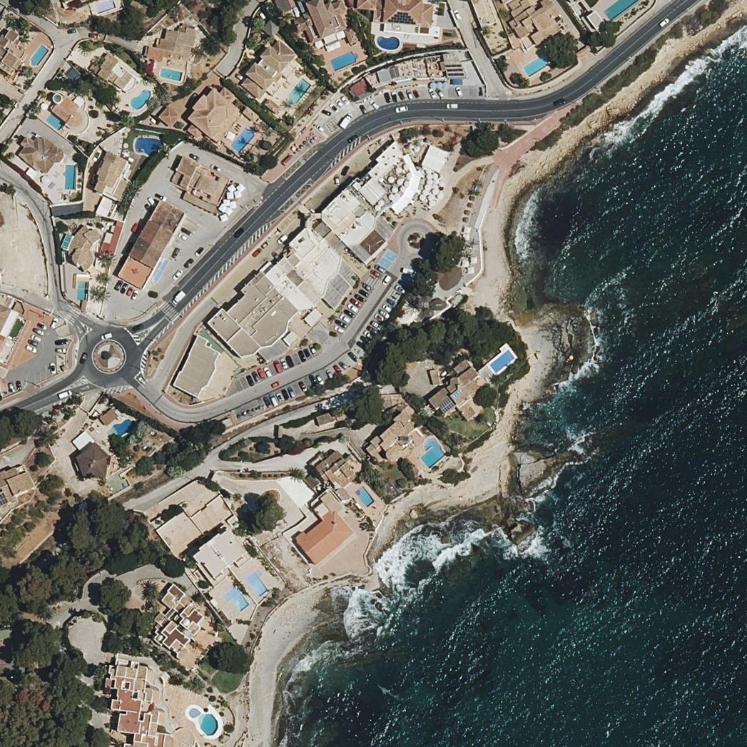 Aerial map of Playa La Galera