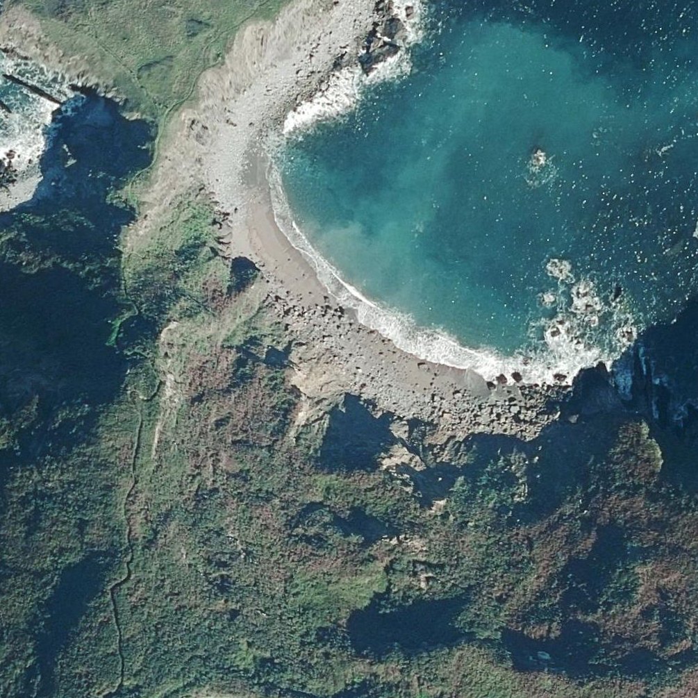 Aerial map of Playa la Isla