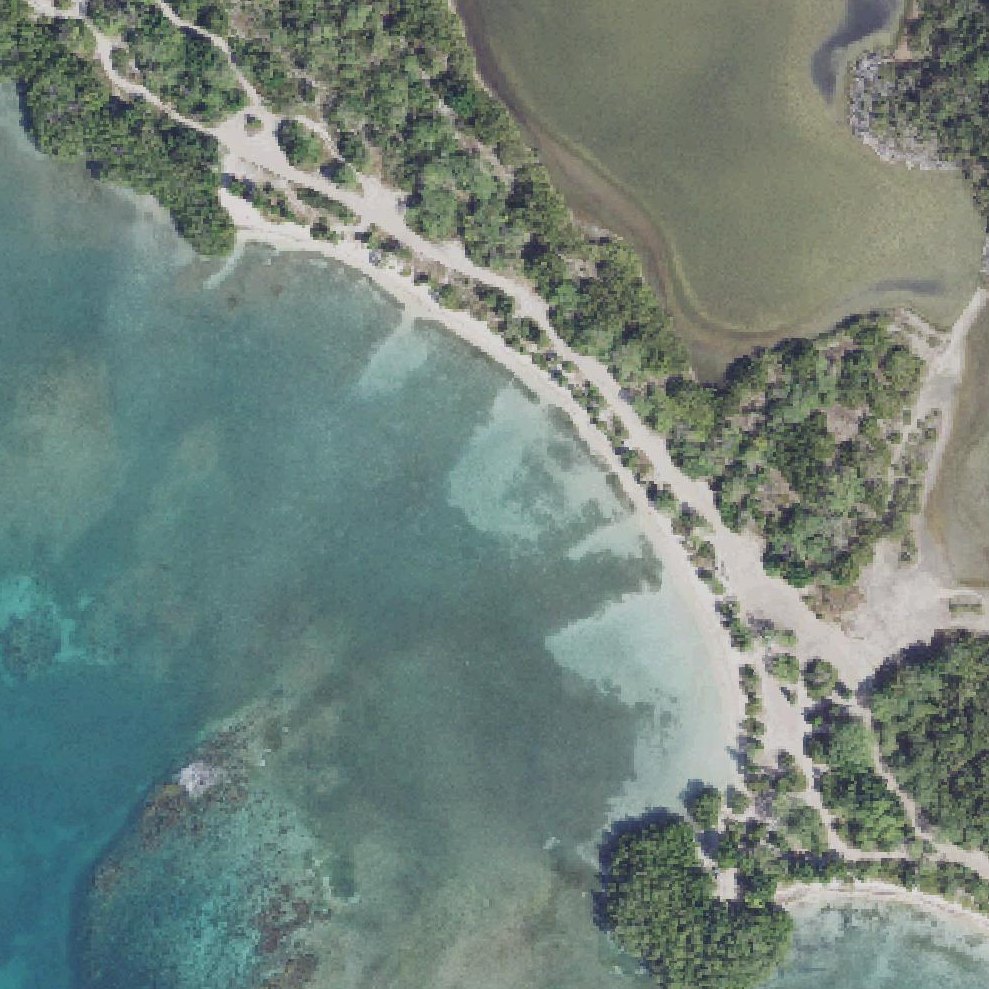Aerial map of Playa La Jungla