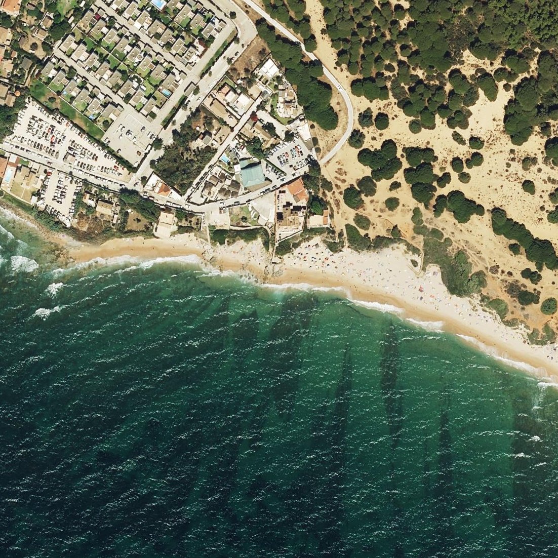 Aerial map of Playa La Pequeña Lulu