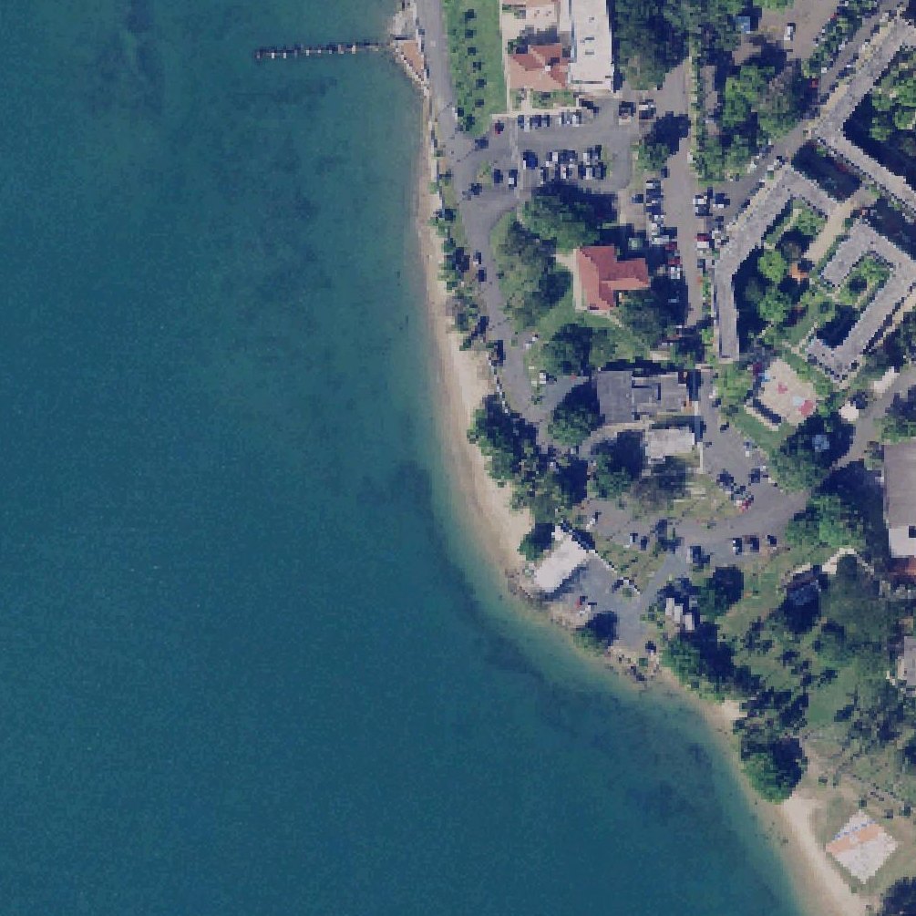 Aerial map of Playa La Puntilla