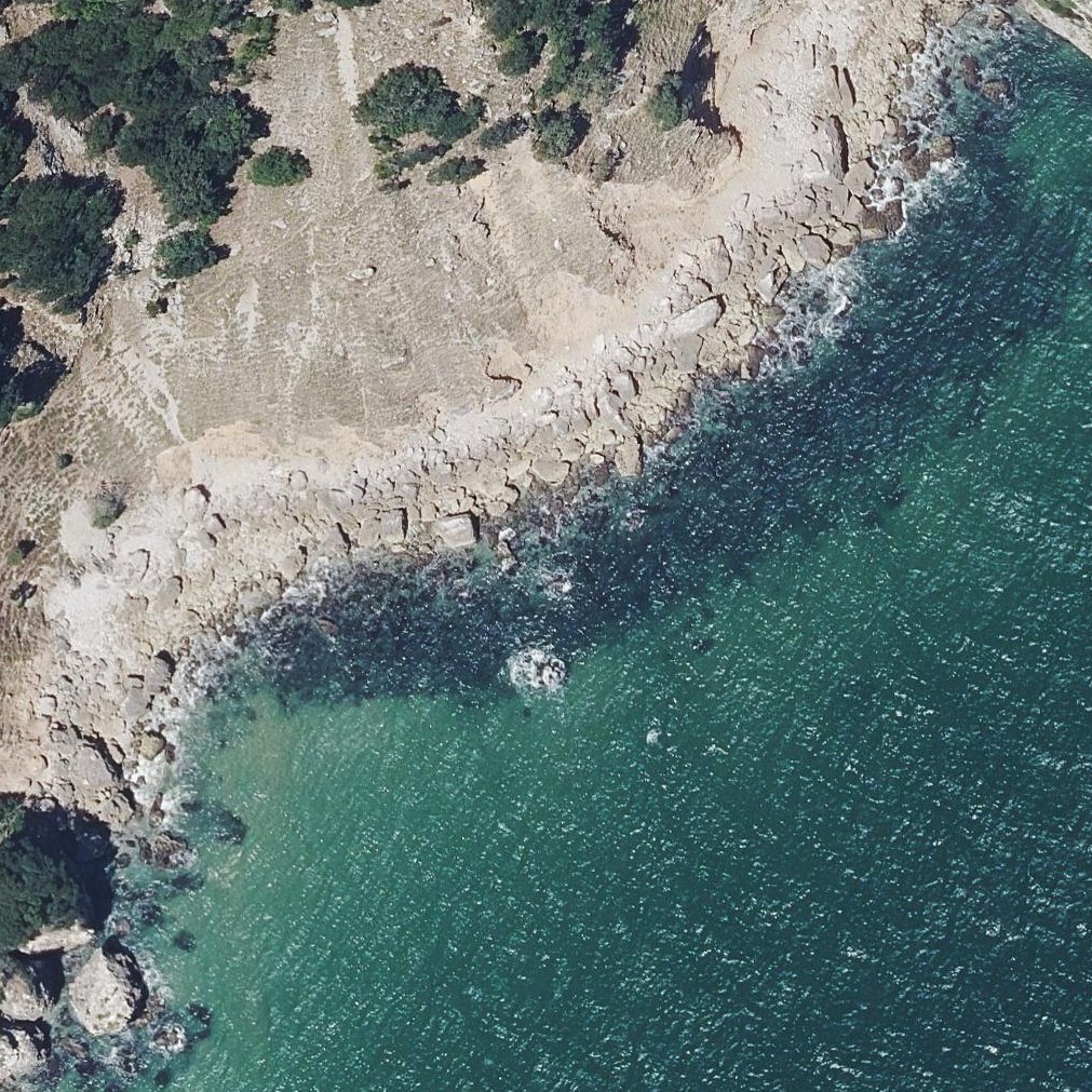 Aerial map of Playa la Redonda